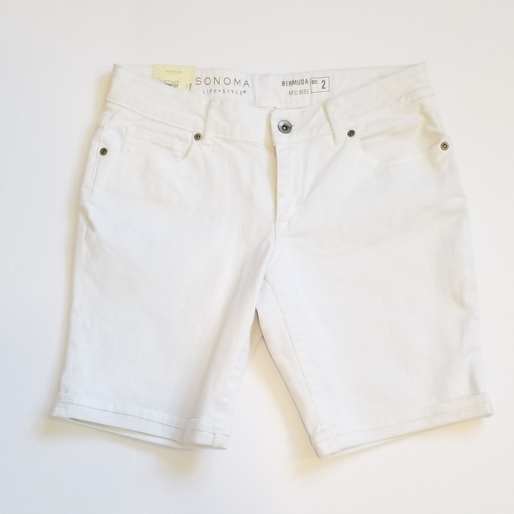 NWT Sonoma Life + Style White Shorts